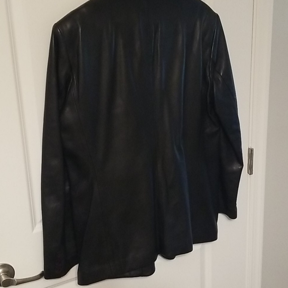 Leather blazer - Picture 2 of 2